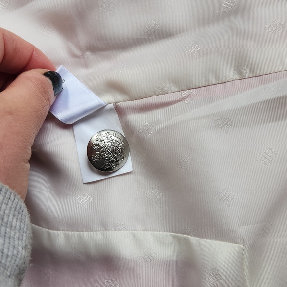 Banana Republic Pink Blazer Hacker Jacket - Size 4 petite - Picture 12 of 15